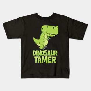 Dinosaur Reptile Tamer Evolution funny Dino Claws Kids T-Shirt